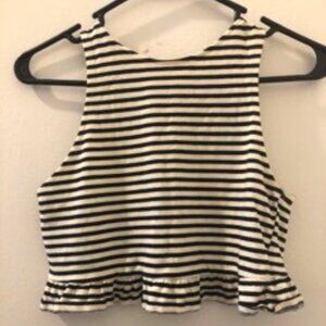 Stripped Crop Top